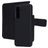 Mobiparts Housse Samsung Galaxy A36 Etui avec Coque Détachable en Cuir Véritable Porte-Monnaie - Noir