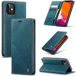 Caseme 013 Housse iPhone 12 Pro Etui Porte-Monnaie - Bleu