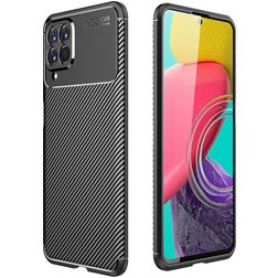 Mobigear Racing Coque Samsung Galaxy M53 Coque arrière en TPU Souple - Noir