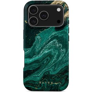 Burga Tough Coque iPhone 17 Pro MagSafe Coque arrière Rigide Anti-Chocs - Emerald Pool