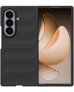 Mobigear Bumpy Coque Samsung Galaxy Z Fold 8 Ultra Coque arrière en TPU Souple - Noir