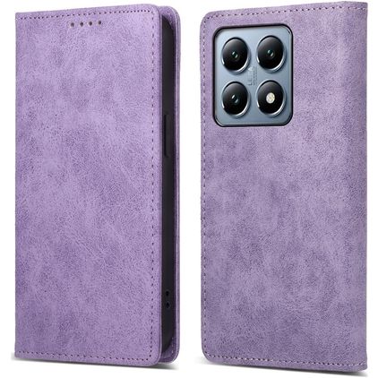 Mobigear Wallet Housse Xiaomi 14T Pro Etui Porte-Monnaie - Violet