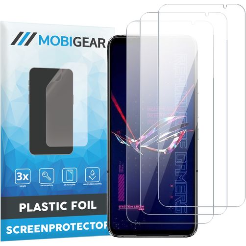 Mobigear ASUS ROG Phone 6 Protection d'écran Film - Compatible coque (Lot de 3)