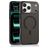 Mobigear Shockproof Grip Coque iPhone 17 Pro MagSafe Coque arrière Rigide - Noir