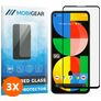 Mobigear Premium Google Pixel 5a 5G Verre trempé Protection d'écran - Compatible Coque - Noir (Lot de 3)