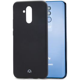 Mobilize Rubber Gelly Coque Huawei Mate 20 Lite Coque arrière en TPU Souple - Matt Black