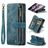 CaseMe C30 Samsung Galaxy Z Fold 4 Étui Portefeuille - Bleu