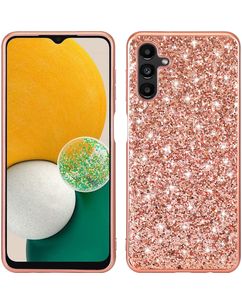 Mobigear Glitter Samsung Galaxy A54 Plastique rigide Coque arrière - Rose doré
