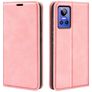 Mobigear Retro Slim Housse Realme GT Neo 3 Etui Porte-Monnaie - Rose