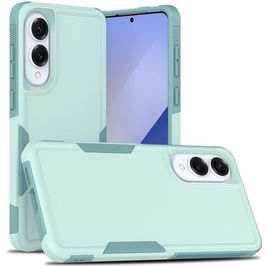 Mobigear Heavy Armor Coque Samsung Galaxy S25 Edge Coque arrière Rigide Anti-Chocs - Vert