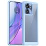 Mobigear Crystal Coque Motorola Edge 40 Coque arrière Rigide - Transparent / Bleu