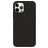 Valenta Snap Luxe iPhone 12 Pro Max Cuir véritable Coque arrière - Noir