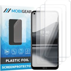 Mobigear Nokia 3.4 Protection d'écran Film - Compatible coque (Lot de 3)