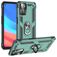 Mobigear Armor Ring Coque OPPO A76 Coque arrière Rigide Anti-Chocs avec Anneau-Support - Vert