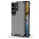Mobigear Honeycomb Coque Samsung Galaxy S26 Ultra Coque arrière Rigide Anti-Chocs - Noir