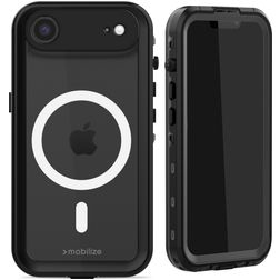 Mobilize Waterproof Coque iPhone Air MagSafe Coque arrière Imperméable Rigide - Noir