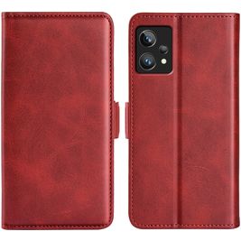 Mobigear Slim Magnet Housse Realme 9 Pro Plus Etui Porte-Monnaie - Rouge