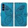 Mobigear Butterfly Housse Samsung Galaxy S26 FE Etui Porte-Monnaie - Bleu
