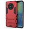 Mobigear Armor Stand Coque Huawei Mate 30 Coque arrière Rigide Anti-Chocs avec Support Amovible - Rouge