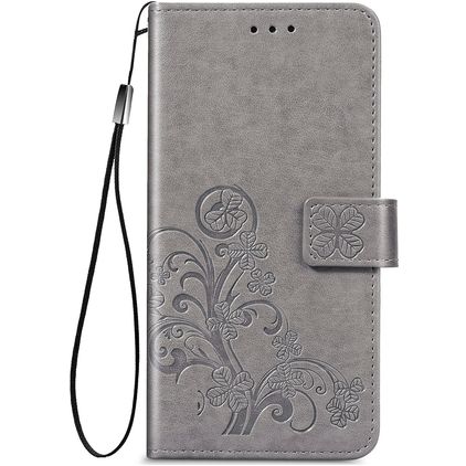 Mobigear Clover Samsung Galaxy A32 4G Étui Portefeuille - Gris