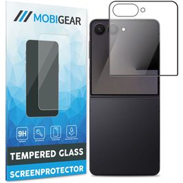 Mobigear Premium Samsung Galaxy Z Flip 7 Verre trempé Protection d'écran - Compatible Coque - Noir