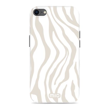 MIO Coque iPhone 8 MagSafe Coque arrière Rigide - Sandy Zebra