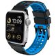 Mobigear Aero Armor Bracelet Silicone Apple Watch Fermeture boucle ardillon - 42/41/40/38 mm - Noir / Bleu