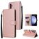 Mobigear Wallet Housse Samsung Galaxy S25 FE Etui Porte-Monnaie - Rose doré
