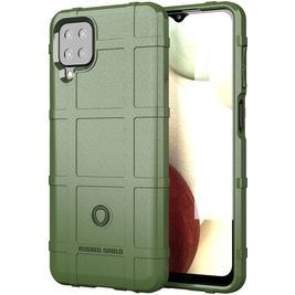 Mobigear Rugged Shield Coque Samsung Galaxy M12 Coque arrière en TPU Souple Anti-Chocs - Vert