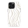 MIO Coque iPhone 15 Pro MagSafe Coque arrière Rigide - Sandy Zebra