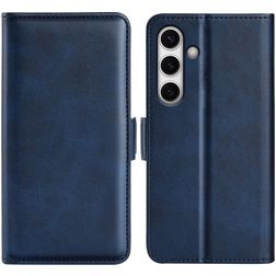 Mobigear Slim Magnet Samsung Galaxy S24 FE Étui Portefeuille - Bleu foncé