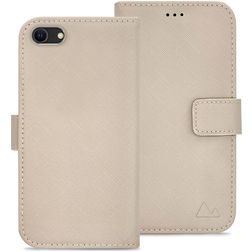 My Style Flex Wallet Housse iPhone 8 Etui Porte-Monnaie - Warm Taupe
