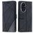 Mobigear Rhombus Housse HONOR 200 Etui Porte-Monnaie - Noir