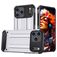 Mobigear Outdoor Coque iPhone 17 Pro Coque arrière Rigide Anti-Chocs - Argent