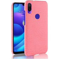 Mobigear Croco Coque Xiaomi Redmi 7 Coque arrière Rigide - Rose