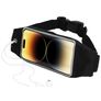 Mobiparts Comfort Fit Belt Brassard Téléphone iPhone 14 Pro Max Ceinture Coque de Sport en Neoprène - Noir