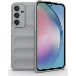 Mobigear Bumpy Coque Samsung Galaxy A55 Coque arrière en TPU Souple - Gris