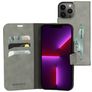 Mobiparts Classic Wallet Housse iPhone 13 Pro Max Etui Porte-Monnaie - Granite Grey