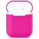 Mobigear Colors Coque Apple AirPods 1 Coque en Silicone Souple - Magenta