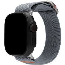 Mobilize Elastic Bracelet Nylon Apple Watch Bracelet élastique - 42/41/40/38 mm - Gris