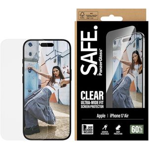 SAFE by PanzerGlass Ultra-Wide-Fit iPhone Air Verre trempé Protection d'écran - Compatible Coque