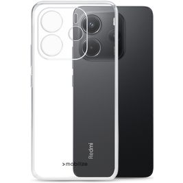 Mobilize Gelly Case Coque Transparente Xiaomi Redmi Note 14 Coque arrière en TPU Souple - Transparent