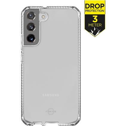 ITSkins SpectrumClear Coque Samsung Galaxy S22 Plus Coque arrière en TPU Souple Anti-Chocs - Noir