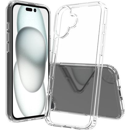 Mobigear Crystal Coque Transparente iPhone 16 Plus Coque arrière Rigide - Transparent