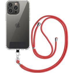 Mobigear Lanyard - Cordon de téléphone universel ajustable en Nylon - Rouge