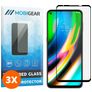 Mobigear Premium Motorola Moto G9 Plus Verre trempé Protection d'écran - Compatible Coque - Noir (Lot de 3)