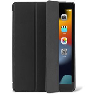 Decoded Textured Slim Coque iPad 10 (2022) Etui en Silicone Souple - Noir