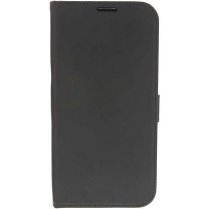 Valenta Classic Housse iPhone 12 Pro Max Etui en Cuir Véritable Porte-Monnaie - Marron
