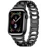 Mobigear Vienna Bracelet Acier Apple Watch Fermeture boucle déployante - 49/46/45/44 mm - Noir