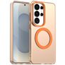 Mobigear Shockproof Coque Samsung Galaxy S26 Ultra MagSafe Coque arrière Rigide - Orange